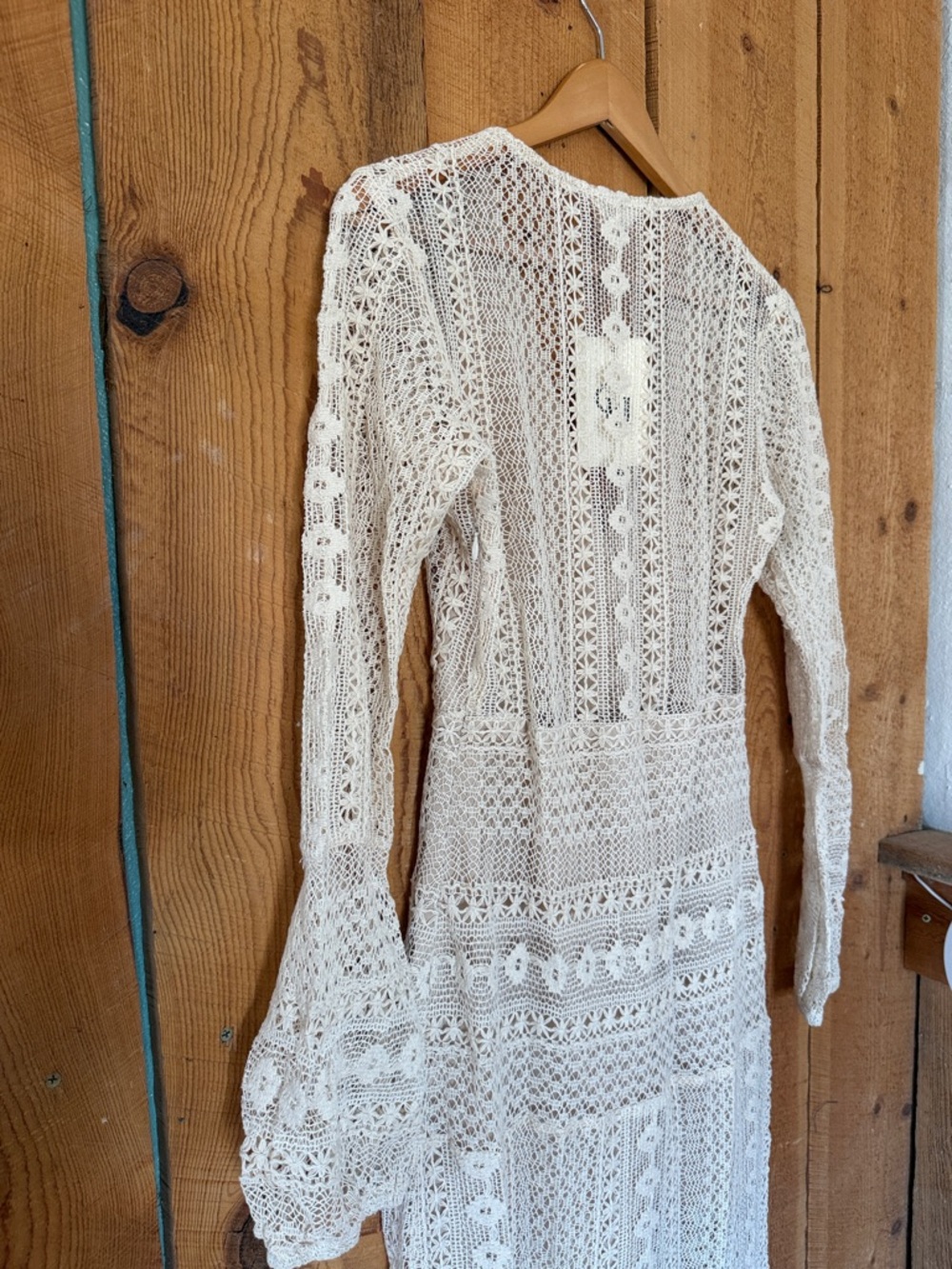 CHASING UNICORNS << Georgia On My Mind Lace Maxi Bohemian Western Dress - Picture 14 of 15
